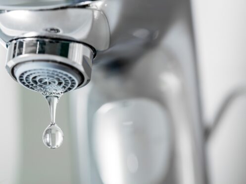 Dripping faucet low water pressure